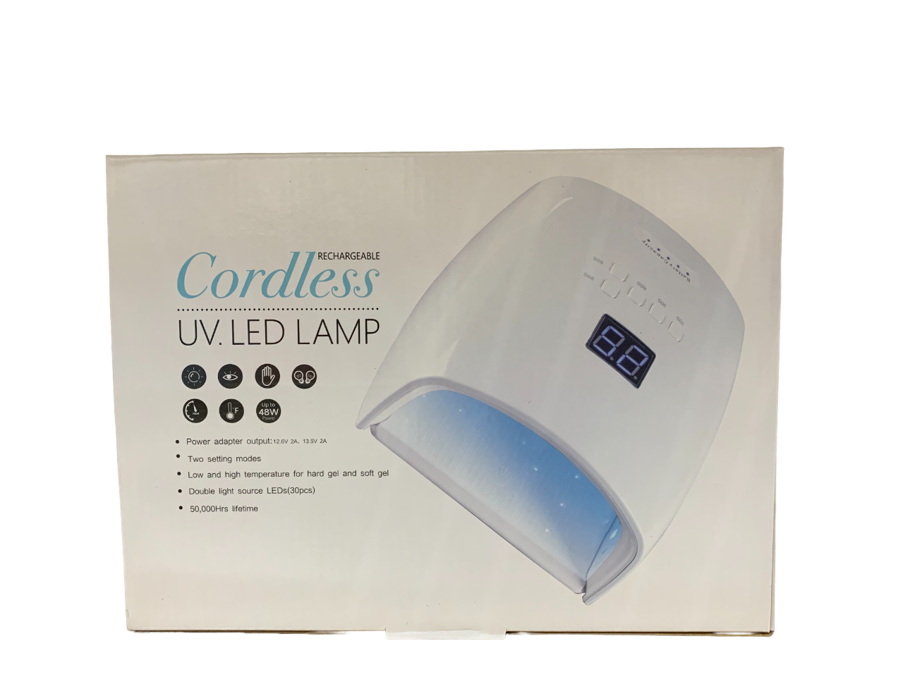 Cordless Rechargeable UV.LED Lamp